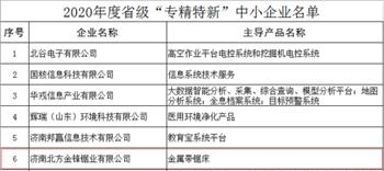 金鋒鋸業(yè)榮獲2020年度省級 “專精特新”企業(yè)稱號